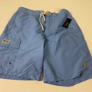 Kailua Mesh Brief Swim Trunks Cargo Shorts Polo Ralph Lauren NWT Drawstring New